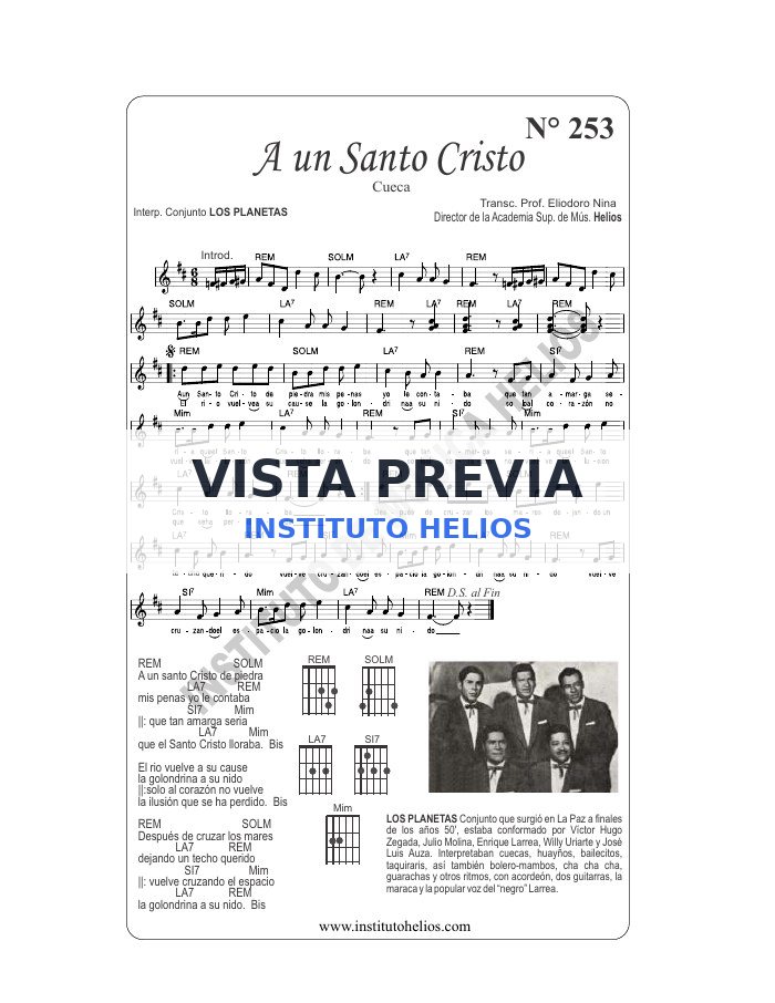 Vista previa de A un santo Cristo